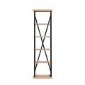 Corp biblioteca, Hanah Home, Polo, 47x168x31 cm, PAL, Maro