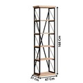 Corp biblioteca, Hanah Home, Polo, 47x168x31 cm, PAL, Maro