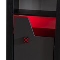 Corp biblioteca, Hanah Home, Gaming Zone, 60x170x45 cm, PAL, Antracit