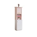 Corp biblioteca, Hanah Home, Rosa, 53x167x30 cm, PAL, Roz/Alb