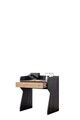 Birou, Hanah Home, Aktif, 80x85x50 cm, PAL, Antracit/Maro