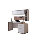 Birou, Hanah Home, Milano, 100x88x57 cm, PAL, Crem/Maro