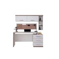 Birou, Hanah Home, Milano, 100x88x57 cm, PAL, Crem/Maro