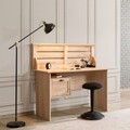 Birou, Hanah Home, Polo, 137x125x60 cm, PAL, Maro