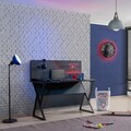 Birou, Hanah Home, Gaming Zone, 140x120x60 cm, PAL, Antracit