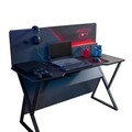 Birou, Hanah Home, Gaming Zone, 140x120x60 cm, PAL, Antracit