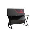 Birou, Hanah Home, Gaming Zone, 140x120x60 cm, PAL, Antracit