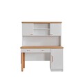Birou, Hanah Home, Vita Bohem, 132x159x60 cm, PAL, Alb