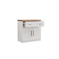 Dulap, Hanah Home, Vita Bohem, 80x80x45 cm, PAL, Alb