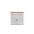 Dulap, Hanah Home, Vita Bohem, 80x80x45 cm, PAL, Alb