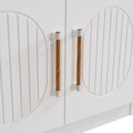 Dulap, Hanah Home, Vita Bohem, 80x80x45 cm, PAL, Alb
