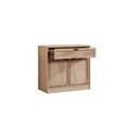 Dulap, Hanah Home, Polo, 87x80x44 cm, PAL, Maro