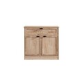 Dulap, Hanah Home, Polo, 87x80x44 cm, PAL, Maro