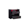 Dulap, Hanah Home, Gaming Zone, 90x80x45 cm, PAL, Antracit