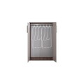 Dulap pentru haine, Hanah Home, Milano, 95x134x60 cm, PAL, Crem/Maro