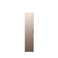 Dulap pentru haine, Hanah Home, Milano 1, 45x200x60 cm, PAL, Alb/Maro