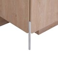 Dulap pentru haine, Hanah Home, Rosetta, 134x200x60 cm, PAL, Maro / Roz
