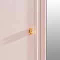 Dulap pentru haine, Hanah Home, Rosa, 136x197x63 cm, PAL, Roz/Alb