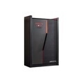 Dulap pentru haine, Hanah Home, Gaming Zone 2, 130x200x62 cm, PAL, Antracit