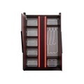 Dulap pentru haine, Hanah Home, Gaming Zone 2, 130x200x62 cm, PAL, Antracit