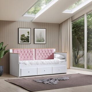 209x99x93 cm, Alb;Roz
