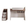 Pat supraetajat, Hanah Home, Milano, 260x185x106 cm, PAL, Crem/Maro