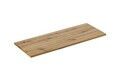 Set mobilier baie Adel White Artisan 120 cm HC, dulap inalt si masca dubla lavoar, Comad, MDF/PAL, alb mat/stejar