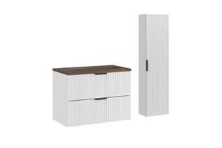 Alb;Negru, Adel White 80 cm