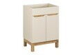 Set mobilier baie Bali Cashmere Lava 60 cm HC, dulap inalt, masca cu lavoar, Comad, MDF/PAL, casmir