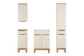 Set mobilier baie Bali Cashmere Lava 60 cm HC LC, dulapuri si masca cu lavoar, Comad, MDF/PAL, casmir