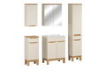 Set mobilier baie Bali Cashmere Lava 60 cm HC MC, dulapuri, oglinda si masca cu lavoar, Comad, MDF/PAL, casmir
