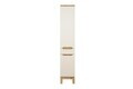 Set mobilier baie Bali Cashmere Wotan Pati 60 cm, dulapuri, masca cu lavoar si cabinet cu oglinda, Comad, MDF/PAL, casmir