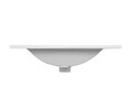Set mobilier baie Bali White Lava 60 cm, dulap inalt, masca cu lavoar si cabinet cu oglinda, Comad, MDF/PAL, alb