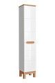 Set mobilier baie Bali White Lava 80 cm 804 1, dulapuri, masca cu lavoar si cabinet cu oglinda, Comad, MDF/PAL, alb
