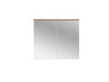 Set mobilier baie Bali White Lava 80 cm 804 841, dulap inalt, masca cu lavoar si cabinet cu oglinda, Comad, MDF/PAL, alb