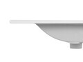 Set mobilier baie Bali White Lava 80 cm 840, dulap inalt si masca cu lavoar, Comad, MDF/PAL, alb