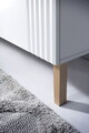 Set mobilier baie Fiji White 60 cm, dulap inalt, masca cu lavoar si oglinda, Comad, MDF/PAL, alb