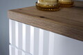 Set mobilier baie Fiji White 60 cm, dulap inalt, masca cu lavoar si oglinda, Comad, MDF/PAL, alb