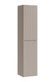 Set mobilier baie Iconic Cashmere 60 cm, dulap inalt, masca cu lavoar si oglinda, Comad, MDF/PAL, casmir