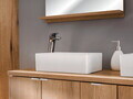 Set mobilier baie Nova Coast Evoke Gaja 50 cm, dulap inalt si masca cu lavoar, Comad, MDF/PAL, stejar