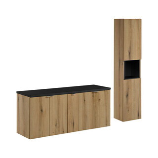 Stejar;Negru, Nova Oak 140 cm