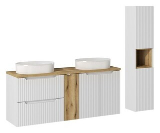Alb;Stejar, Nova White 140 cm