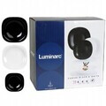 Serviciu de masa 18 piese, Luminarc, Carine, opal, alb/negru