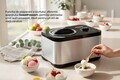 Masina inghetata SweetFreeze, Heinner, 120W, 1.5L, argintiu/negru