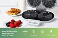 Aparat pentru gofre Heinner, 1400W, 15.5 cm, alb