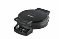 Aparat pentru gofre Heinner, 1200W, 16.2 cm, negru
