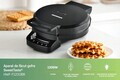 Aparat pentru gofre Heinner, 1200W, 16.2 cm, negru