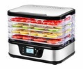 Deshidrator fructe si legume EliteDry, Heinner, 320-380W, argintiu/negru