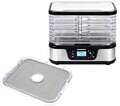Deshidrator fructe si legume EliteDry, Heinner, 320-380W, argintiu/negru
