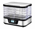 Deshidrator fructe si legume EliteDry, Heinner, 320-380W, argintiu/negru